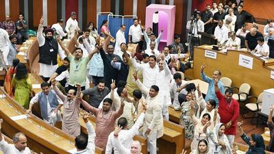 BJP’s Sunder Singh was elected to the standing committee on September 27. (Sanjeev Verma/HT Photo) BJP’s Sunder Singh was elected to the standing committee on September 27. (Sanjeev Verma/HT Photo)