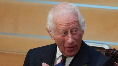Britain's King Charles applauds as he attends a celebration marking the 25th anniversary of the Scottish Parliament, in Edinburgh, Scotland, Britain, September 28, 2024.   Andrew Milligan/Pool via REUTERS (via REUTERS)