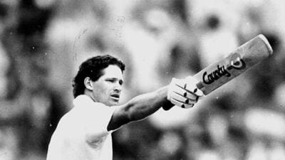 Cricket history was re-enacted at the Chepauk Stadium on September 22, 1986, when the first Test between India and Australia ended in an incredible and pulsating tie. (Fairfax Media via Getty Images) Cricket history was re-enacted at the Chepauk Stadium on September 22, 1986, when the first Test between India and Australia ended in an incredible and pulsating tie. (Fairfax Media via Getty Images)