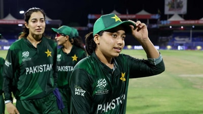 Fatima Sana produced a Player of the Match performance to give Pakistan a winning a start in the Women's T20 World Cup 2024 (ICC) Fatima Sana produced a Player of the Match performance to give Pakistan a winning a start in the Women's T20 World Cup 2024 (ICC)
