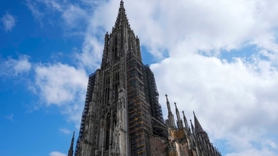 Exterior view of Ulmer Münster, the world's tallest church, in Ulm, Germany. Visit the World's Tallest Church on your next trip to Germany, before it loses its title. Here’s who’s coming for it (AP Photo/Matthias Schrader) Exterior view of Ulmer Münster, the world's tallest church, in Ulm, Germany. Visit the World's Tallest Church on your next trip to Germany, before it loses its title. Here’s who’s coming for it (AP Photo/Matthias Schrader)