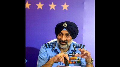 Indian Air Force chief Air Chief Marshal AP Singh. (HT PHOTO) Indian Air Force chief Air Chief Marshal AP Singh. (HT PHOTO)