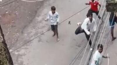 Local TMC legislator Somnath Shyam blamed Arjun Singh for the violence in the area and claimed he fired four rounds (X/ArjunsinghWB) Local TMC legislator Somnath Shyam blamed Arjun Singh for the violence in the area and claimed he fired four rounds (X/ArjunsinghWB)