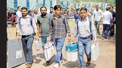 Panchkula deputy commissioner and district election officer Yash Garg said the voting process will start at 7 am and continue till 6 pm. (Sant Arora/HT)