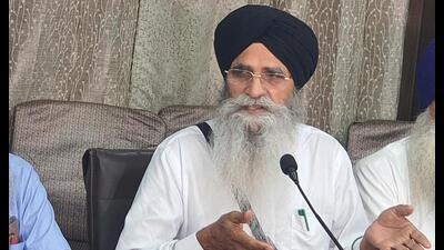 SGPC president Harjinder Singh Dhami (HT) SGPC president Harjinder Singh Dhami (HT)