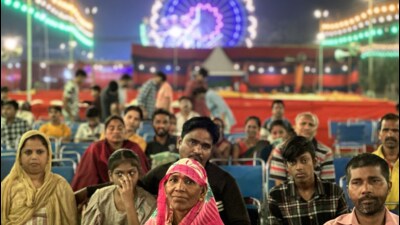 The Ramlila at Ramlila Maidan in 2023. (HT Photo) The Ramlila at Ramlila Maidan in 2023. (HT Photo)