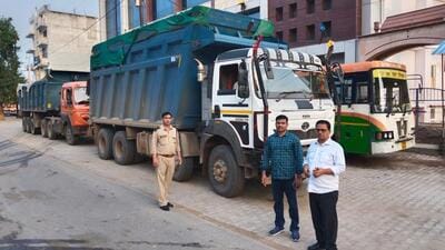 The drive was conducted at various locations around the district, including Ecotech-1, DND Flyway, Kalindi Kunj, Charmurti, Sirsa Cut, Bisrakh, Badalpur, and Knowledge Park. (HT Photo) The drive was conducted at various locations around the district, including Ecotech-1, DND Flyway, Kalindi Kunj, Charmurti, Sirsa Cut, Bisrakh, Badalpur, and Knowledge Park. (HT Photo)