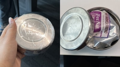 A woman shared a viral post about her mother ingeniously sending her forgotten AirPods in a dabba. (X/ @Bahaarnotbahar) A woman shared a viral post about her mother ingeniously sending her forgotten AirPods in a dabba. (X/ @Bahaarnotbahar)