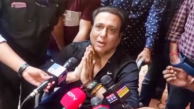 Actor Govinda spoke to media after getting discharged. Actor Govinda spoke to media after getting discharged.