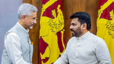 External Affairs Minister S Jaishankar meets Sri Lankan President Anura Kumara Dissanayake, in Colombo. (PTI)