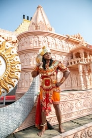 Ketan Karande brims with pride for getting to portray the role of Hanuman! (Photo: Raajessh Kashyap/HT) Ketan Karande brims with pride for getting to portray the role of Hanuman! (Photo: Raajessh Kashyap/HT)