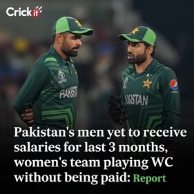 Pakistan players are yet to receive their salaries for last few months. (HT) Pakistan players are yet to receive their salaries for last few months. (HT)