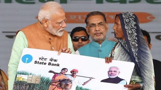 Prime Minister Narendra Modi during the launch of the PMKISAN scheme, at Gorakhpur, in Uttar Pradesh on Sunday, Feb. 24, 2019. (PTI)