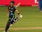 New Zealand's Amelia Kerr survived a run-out dismissal. New Zealand's Amelia Kerr survived a run-out dismissal.
