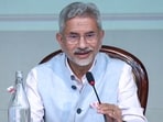 External Affairs Minister S Jaishankar delivers the Sardar Patel Lecture on Governance organized by the IC Centre for Governance, in New Delhi on Saturday. (ANI PHOTO)