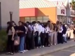 A viral video showed thousands of Indian students queuing in Canada for jobs.
A viral video showed thousands of Indian students queuing in Canada for jobs.