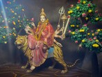 Navratri 2024 Day 3: The deity worshipped today is Maa Chandraghanta.