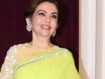 Nita Ambani and Kriti Sanon wore stunning sarees to Manish Malhotra's store launch. Nita Ambani and Kriti Sanon wore stunning sarees to Manish Malhotra's store launch.
