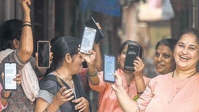 Aditi Tatkare said that the government would start crediting two instalments for the month of October and November together from October 6. (Hindustan Times) Aditi Tatkare said that the government would start crediting two instalments for the month of October and November together from October 6. (Hindustan Times)