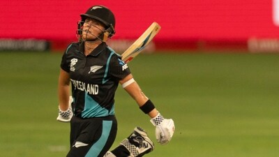 New Zealand's Amelia Kerr survived a run-out dismissal. (AP)