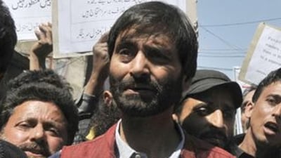 Separatist leader Yasin Malik. ((HT File PHOTO))