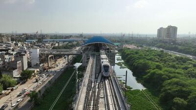 The Delhi section is likely to be operational by June 2025. (HT Photo) The Delhi section is likely to be operational by June 2025. (HT Photo)