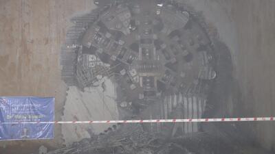 The underground tunnel between Chhatarpur and Chhatarpur Mandir station on the Tughlakabad-Aerocity corridor. (HT Photo) The underground tunnel between Chhatarpur and Chhatarpur Mandir station on the Tughlakabad-Aerocity corridor. (HT Photo)