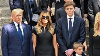 Melania Trump shared how son Barron was bullied both in person and online over rumors of being autistic. Melania Trump shared how son Barron was bullied both in person and online over rumors of being autistic.