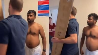 Video of Canadian landlord evicting Indian tenant sparked viral debate online. (X/@gharkekalesh) Video of Canadian landlord evicting Indian tenant sparked viral debate online. (X/@gharkekalesh)