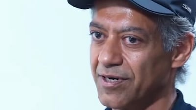 Naval Ravikant speaks during a podcast with Beerbiceps. Naval Ravikant speaks during a podcast with Beerbiceps.
