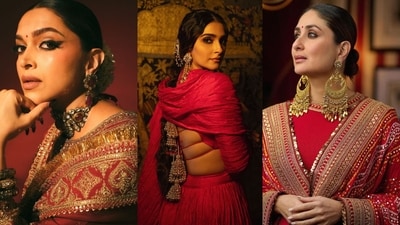 Celeb-inspired makeup and hair looks to try this Navratri. (Photos: Instagram) Celeb-inspired makeup and hair looks to try this Navratri. (Photos: Instagram)