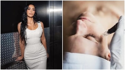 Kim kardashian got salmon sperm facial done.. (Instagram/@kimkardashian, Unsplash) Kim kardashian got salmon sperm facial done.. (Instagram/@kimkardashian, Unsplash)