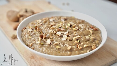 Aloo halwa has to be one of the most underrated desserts. Aloo halwa has to be one of the most underrated desserts.