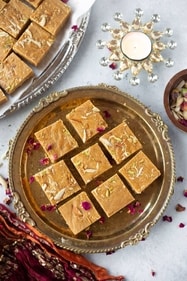 Ragi and Besan Barfi, by Chef Amandeep Singh, The Westin Garden City, Mumbai. Ragi and Besan Barfi, by Chef Amandeep Singh, The Westin Garden City, Mumbai.