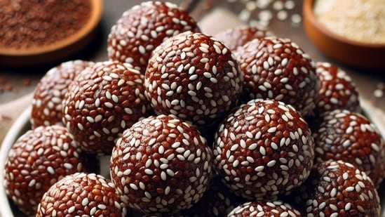 Finger millet sesame seed ladoo by Chef Niriksha Reddy, ITC Grand Central.
