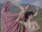 Kavita Kaushik as Chandraghanta while enacting different energies of Goddess Durga 