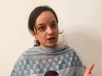 Shagun Parihar, BJP candidate from Kishtwar for J&K Assembly elections.