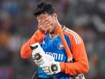 Abhishek Sharma returns to pavilion after being dismissed by Bangladesh's Towhid Hridoy through a runout during the first T20I.