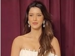 Shanaya Kapoor was dressed in a Manish Malhotra saree at a Mumbai event.