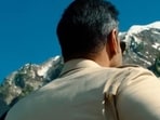 Ajay Devgn in a still from Rohit Shetty's Singham Again. Ajay Devgn in a still from Rohit Shetty's Singham Again.