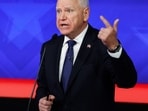 On the economy, Tim Walz said Harris' proposals would make life more affordable for the middle class by helping with the construction of 3 million new homes and expanding tax credits for parents. 