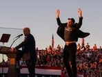 Netizens laud Elon Musk's 'iconic' image with Donald Trump at PA rally (Photographer: Justin Merriman/Bloomberg) Netizens laud Elon Musk's 'iconic' image with Donald Trump at PA rally (Photographer: Justin Merriman/Bloomberg)