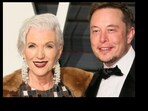 Elon Musk with his mother Maye Musk. Elon Musk with his mother Maye Musk.