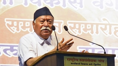 RSS chief Mohan Bhagwat (File Photo) (Chandrakant Paddhane ) RSS chief Mohan Bhagwat (File Photo) (Chandrakant Paddhane )