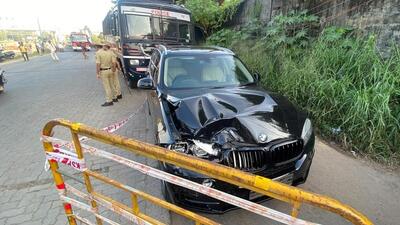 After Mumtaz Ali’s car was found on the Kuluru bridge on Sunday, a large-scale search operation for him began (HT Photo)