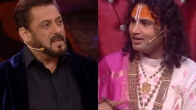 Aniruddhacharya offers to find Salman Khan a bride in the latest promo of Bigg Boss 18. Aniruddhacharya offers to find Salman Khan a bride in the latest promo of Bigg Boss 18.