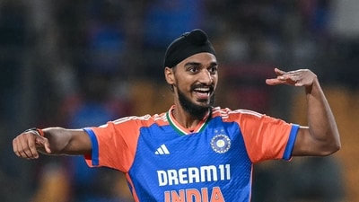 Arshdeep Singh gave India the perfect start, dismissing both Bangladesh openers in his first two overs.&nbsp; (AFP)