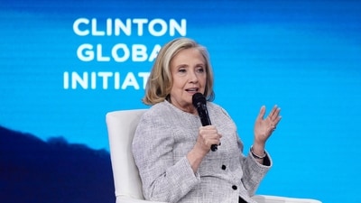 Hillary Clinton says social media companies must moderate content or 'we lose total control' (AP Photo/Andres Kudacki) (AP)