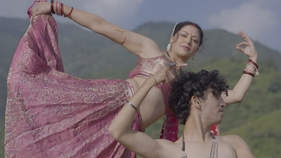 Kavita Kaushik as Chandraghanta while enacting different energies of Goddess Durga