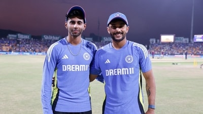 Mayank Yadav and Nitish Reddy received their debut caps ahead of first T20I against Bangladesh. (BCCI Image)